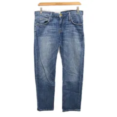 カレントエリオット CURRENT ELLIOTT デニムパンツ ジーンズ ストレート インディゴブルー 約M ■YHS11
