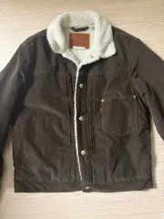 リーバイス ブラウン コーデュロイ シェルパ トラッカー ジャケット