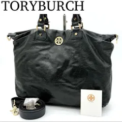 【良品】Tory Burch ハンドバッグ 2way ショルダーバッグ 黒色