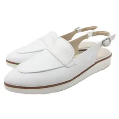 アシックス asics ペダラ pedale ウォーキングシューズ スニーカー スリッポン 24cm 白 ホワイト