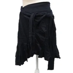 スナイデル SNIDEL タグ付き ラップスカート フレアスカート ひざ丈 F 紺  ネイビー SWFO176312 ■YHS9