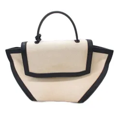 チャールズ&キース  CHARLES&KEITH ラージトラペーズ トップハンドルバッグ トートバッグ ハンドバッグ キャンバス ベージュ