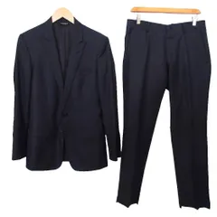 ドルチェ&ガッバーナ ドルガバ DOLCE&GABBANA MARTINI スーツ セットアップ ウール シルク混 テーラードジャケット スラックス パンツ 総裏 2B フォーマル 44 約S 紺 ネイビー 1130