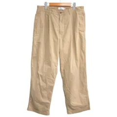グラフペーパー Graphpaper 20SS Military Cloth Belted Pants ミリタリークロス チノベルテッドパンツ ワーク トラウザー 2 ベージュ IBO86