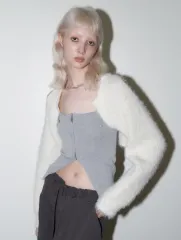 新品) ボレロ カーディガン アイボリー