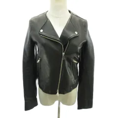 ユナイテッドトウキョウ UNITED TOKYO 美品 セミダブル レザー ライダース ジャケット 黒 ブラック 1 約S 501153002