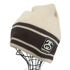 ステューシー STUSSY × ウェールズ ボナー WALES BONNER タグ付 25AW コラボ WB BEANIE ビーニー ニット帽 ロゴ アイボリー 25F332121