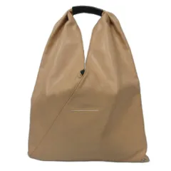 エムエムシックス メゾンマルジェラ MM6 Maison Margiela ジャパニーズ トート ミニ ハンドバッグ レザー 牛革 ベージュ系 S54WD0043 P4002 IBO88 1225