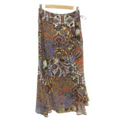 グレースコンチネンタル GRACE CONTINENTAL 美品 ラップスカート ロング 36 ペイズリー 総柄 /YJ ■YHS12