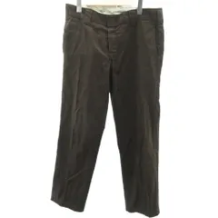 ディッキーズ Dickies スリムストレート ワークパンツ 茶 ブラウン 34×32 約L
