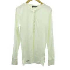 ポロ ラルフローレン POLO RALPH LAUREN ヘンリーネック サーマル Tシャツ カットソー 白 ホワイト L 170