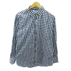 インディビジュアライズドシャツ INDIVIDUALIZED SHIRTS ボタンダウン BDシャツ ギンガムチェック 長袖 USA製 白 紺 ホワイト ネイビー 1120
