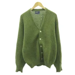 ペンドルトン PENDLETON 70s ヴィンテージ リブ編み カーディガン シェルボタン 緑 グリーン L 
