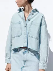 セットアップ デニム ジャケット ロングスカート 深めスリット