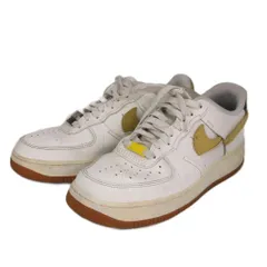 ナイキ NIKE AIR FORCE 1 VANDALIZED SAIL CHROME YELLOW スニーカー ローカット BV0740-101 白 ホワイト 黒 ブラック 黄 イエロー 27cm US10 靴