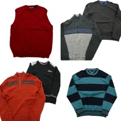 古着卸 まとめ売り ブランドMIX セーター 6枚セット (メンズ L /XL ) チャップス バナナリパブリック トミー カルバンクライン 中古 ND6728