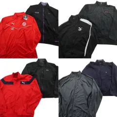 古着卸 まとめ売り スポーツブランドMIX トラックジャケット 8枚セット (メンズ 2XL ) チャンピオン プーマ アンダーアーマー 中古 ND6968