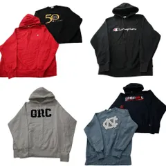 古着卸 まとめ チャンピオン Champion リバースウィーブ スウェット 6枚セット (メンズ L /XL /2XL /3XL ) フーディー 中古 古着 ND7063