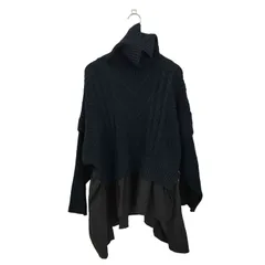 オズモーシス OSMOSIS 切替模様編ニットプルオーバー レディース ONE SIZE 