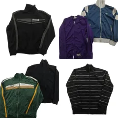 古着卸 まとめ売り ブランドMIX トラックジャケット 6枚セット (メンズ S /M ) クイックシルバー カーハート ラコステ G-STAR 中古 ND6938