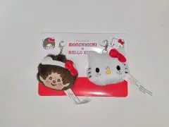 ハローキティ 50周年 モンチッチ 顔 ぬいぐるみ キーホルダー チャーム セキグチ
