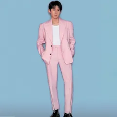 ジャケット ピンク パンツ スーツ カジュアル