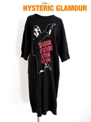 HYSTERIC GLAMOUR　ヒステリックグラマー　SENSUAL HYS 　定価28,600円 リネンコットンニットワンピース　F（フリー）　ブラック　レッド他　ロング　おしゃれ　人気　送料込み　6462771