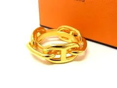 HERMES エルメス シェーヌダンクル  ルカデ レガート スカーフリング スカーフ留め アクセサリー ゴールド系 FU6886