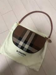 バーバリー チェック ショルダーバッグ ブラウン (LEE 最後 値下げ)