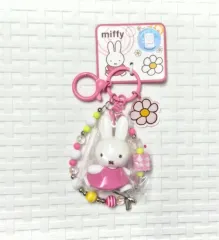 ミッフィー ビーズ キーホルダー ストラップ