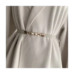 【数量限定】【大人気】お洒落 コーデ カジュアル ワンピース ドレス 伸縮 誕生日 ファッションベルト ウエストマーク プレゼント スカートベルト ゴムベルト 細ベルト ホワイト レディース ベルト