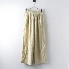 未使用 シニヨン CHIGNON タックイージーパンツ F＼アイボリー ゴム レーヨン ギャザー【2400014810394】