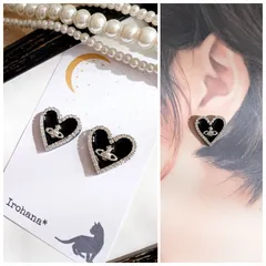 人気★ 惑星 プラネット ピアス イヤリング ハート シルバー NANA