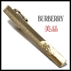 バーバリー  ブランド  ネクタイピン  タイバー  ゴールド  金  ホースロゴ  ビジネス  美品  BURBERRY