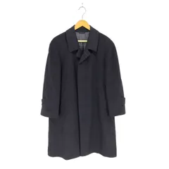ユーズドフルギ USED古着 pure cashmere カシミヤ100比翼ステンカラーコート メンズ  88