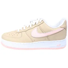 NIKE (ナイキ) AIR FORCE 1 LOW RETRO LINEN エアマックス リネン ローカットスニーカー ブラウン/ピンク US9/27cm 845053-201