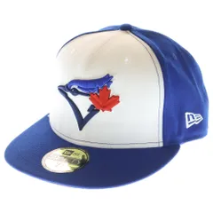 NEW ERA (ニューエラ) トロント ブルージェイズ 6パネル ベースボールキャップ 帽子 ブルー/ホワイト