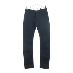 KAZUYUKI KUMAGAI ATTACHMENT (カズユキクマガイ アタッチメント) マルチポケット ボタンフライ コットン ストレートパンツ ブラック KP42-107