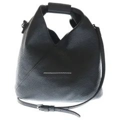 MM6 Maison Margiela (エムエムシックスメゾンマルジェラ) JAPANESE CROSSBODY BAG ジャパニーズ クロスボディー 2WAY レザー ショルダーバッグ ブラック レディース S54WD0106