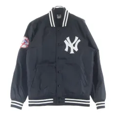 Majestic (マジェスティック) ニューヨークヤンキース ナイロン スタジアムジャンパー バーシティジャケット ブラック MM23-NYK-0052-BLK5-M