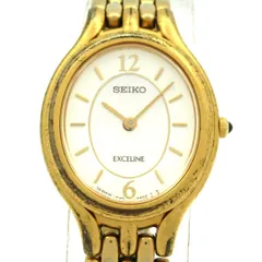 SEIKO(セイコー) 腕時計 EXCELINE(エクセリーヌ) 1F20-6G90 レディース シェル文字盤 ホワイトシェル