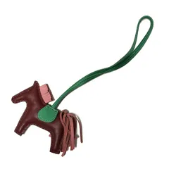 HERMES(エルメス) キーホルダー(チャーム) ロデオチャームPM ルージュアッシュ×ローズアザレ×ミント