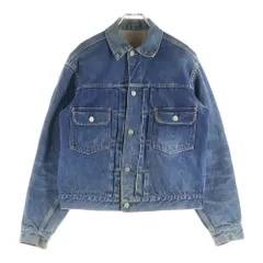 Levi's (リーバイス) 50s 507XX 2nd BIGE セカンド ビッグE 両面タブ シンチバック ボタン裏刻印なし デニムトラッカージャケット インディゴ