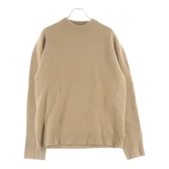 JIL SANDER (ジルサンダー) 22AW ウール クルーネックニットセーター キャメル J21GP0002のサムネイル