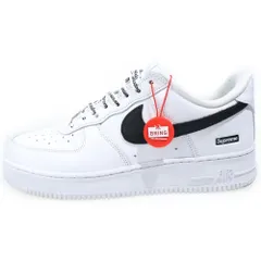 NIKE (ナイキ) ×SUPREME AIR FORCE 1 LOW CU9225-102 エア フォース 1 ローカットスニーカー ホワイト/ブラック US9/27cm