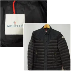 モンクレール グースダウン デニム 軽量 ダウンジャケット レディース 66サイズ