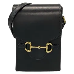 GUCCI(グッチ) ショルダーバッグ ホースビット 1955 625615 黒 ミニサイズ レザー