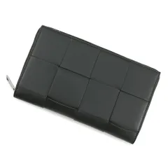 ボッテガヴェネタ 長財布 カセット マキシイントレチャート 649607 BOTTEGA VENETA ラウンドファスナー