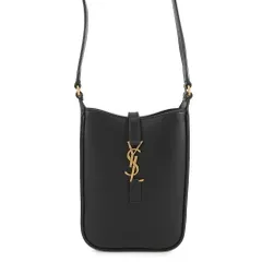 サンローランパリ ショルダーバッグ LE 5 A 7 ミニ バーティカル レザー 735214 SAINT LAURENT PARIS 黒