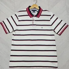Tommy Hilfiger トミーヒルフィガー ストライプ 半袖 カラーTシャツ